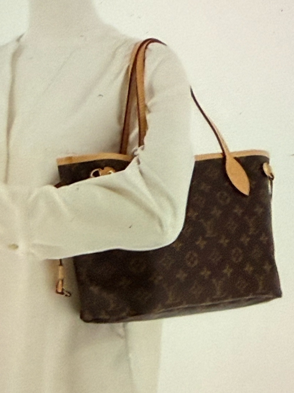 Louis Vuitton PM Brown and Tan Monogram Tote